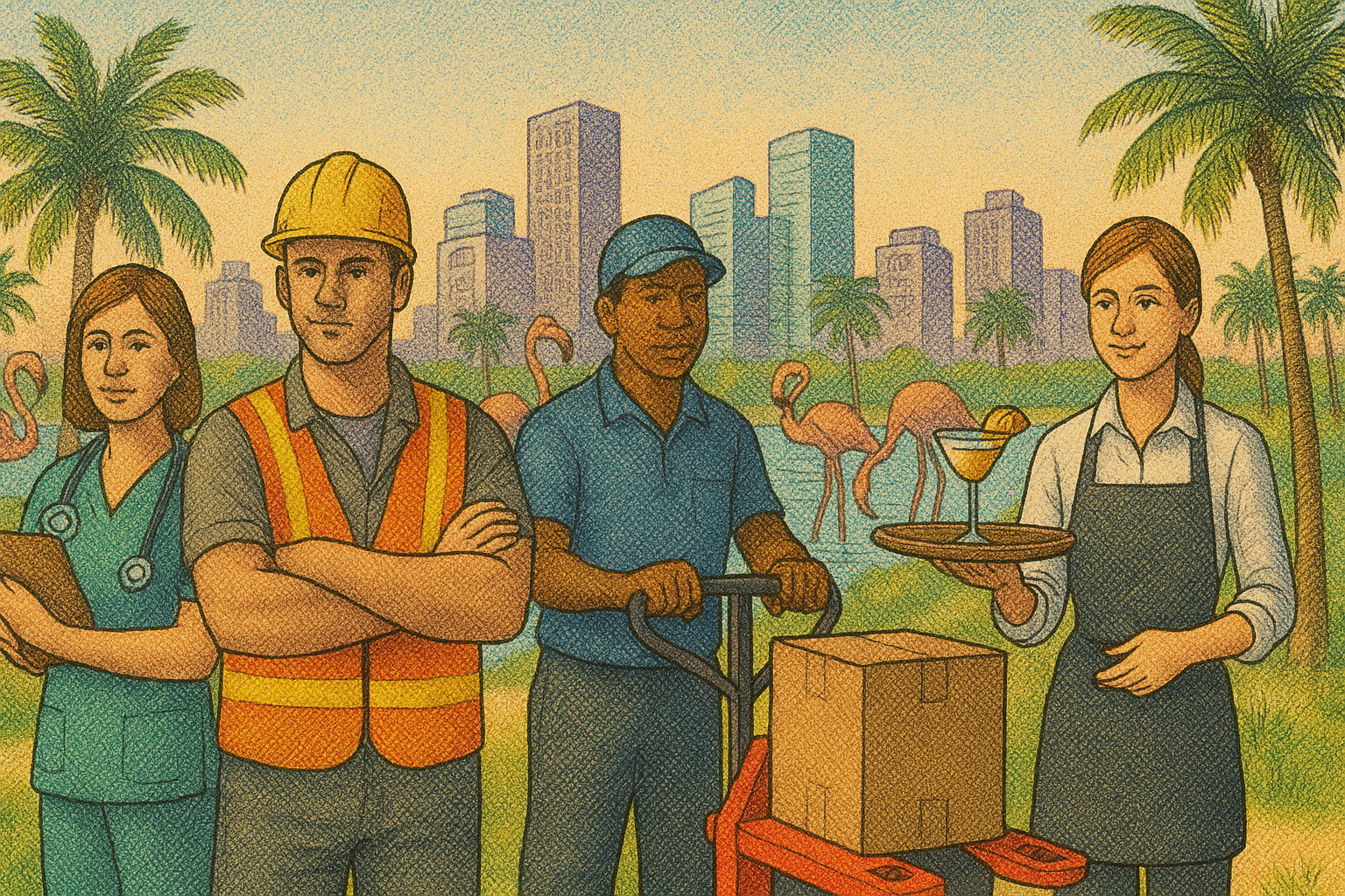 Job Market and Unemployment in SoFlo BLS May 2025