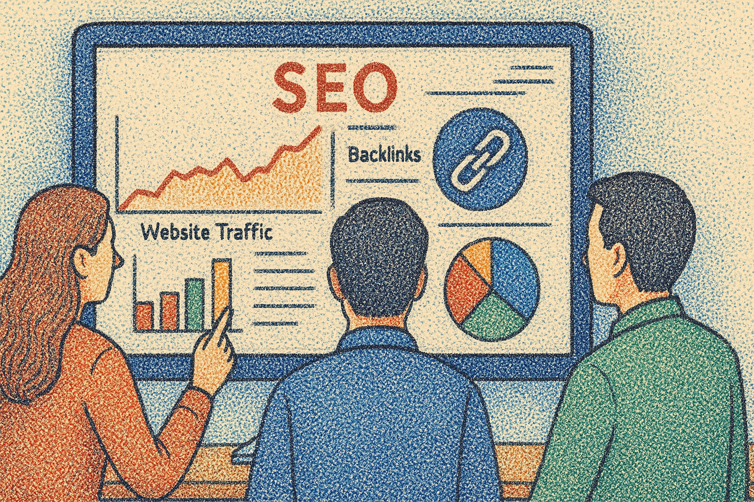 Monitoring the Web traffic, backlinks and SEO