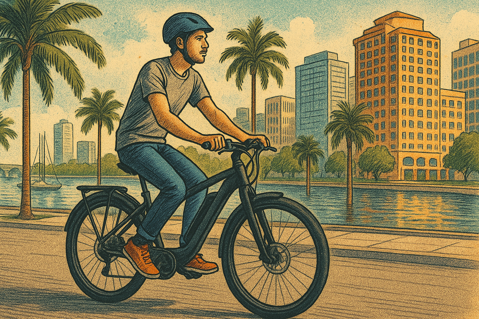 West Palm Beach Launches $30K E-Bike Voucher Giveaway to Boost Green Commuting